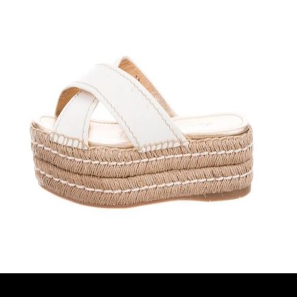 Prada Leather Flatform Sandals - Picture 4 of 4